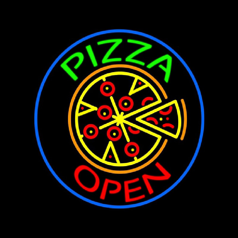 Pizza Open Enseigne Néon