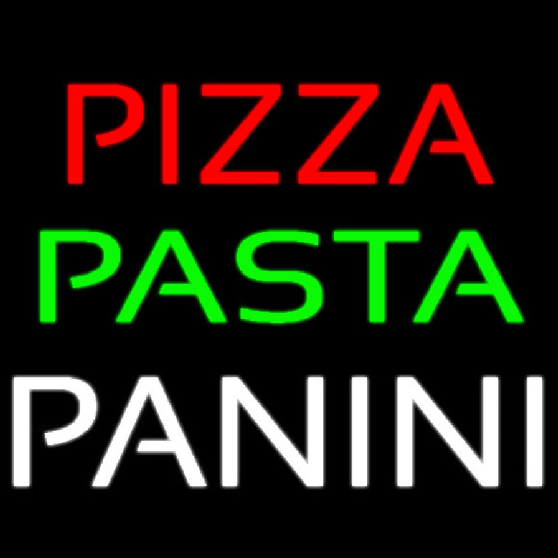 Pizza Pasta Panini Enseigne Néon