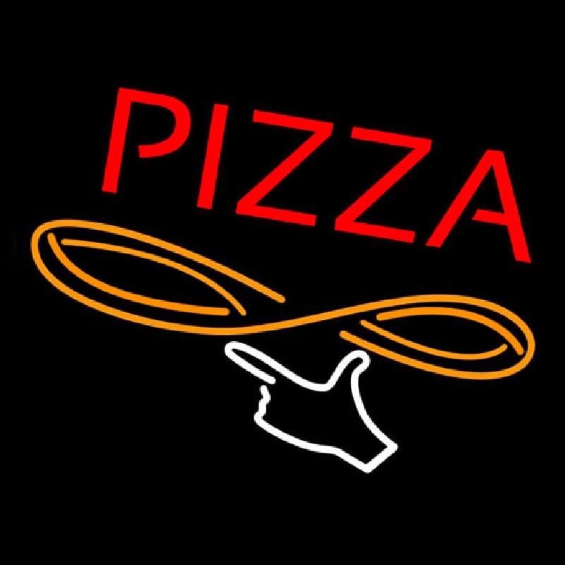 Pizza With Logo Enseigne Néon