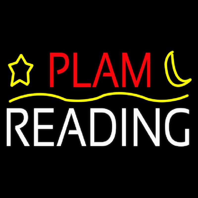 Plam Reading Enseigne Néon