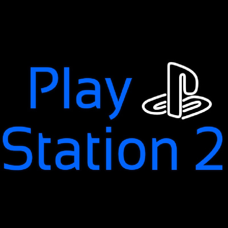 Playstation 2 Enseigne Néon