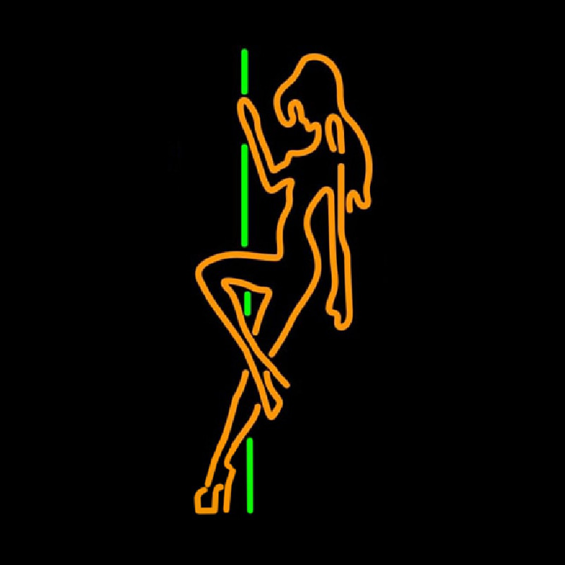 Pole Dance Girl Strip Club Enseigne Néon