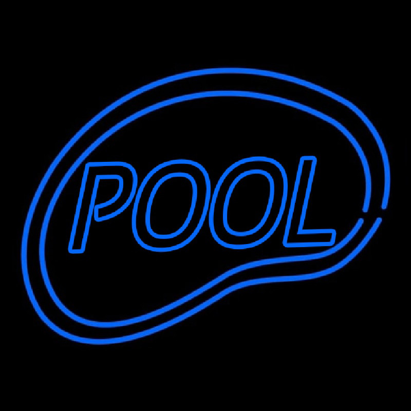 Pool Swimming Enseigne Néon