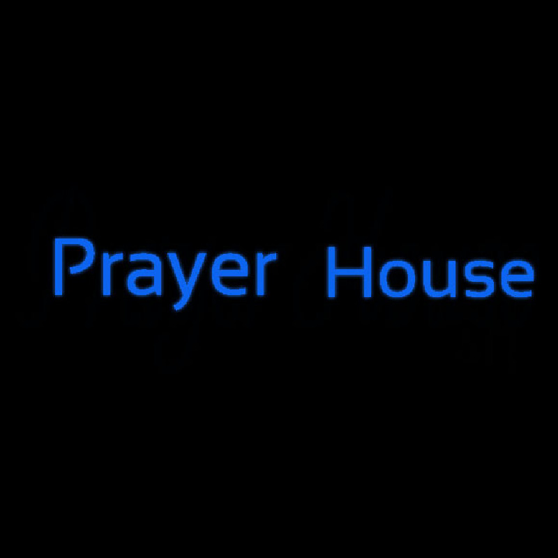 Prayer House Enseigne Néon
