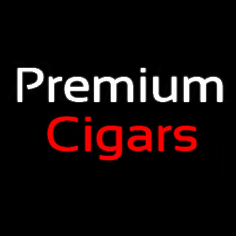 Premium Cigars Enseigne Néon
