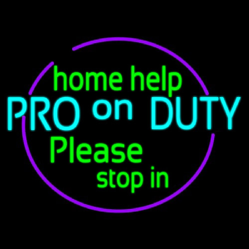 Pro On Duty Enseigne Néon