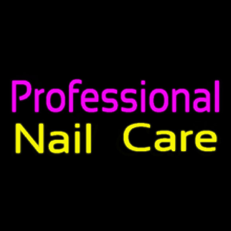 Professional Nail Care Enseigne Néon