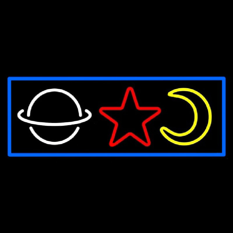Psychic Logos With Blue Bordeer Enseigne Néon