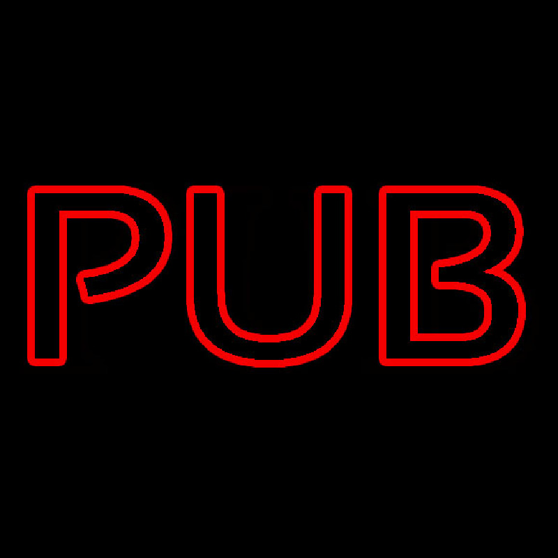 Pub Red Enseigne Néon