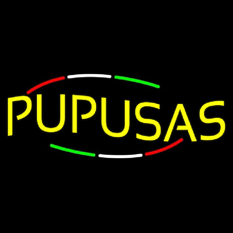 Pupusas Enseigne Néon