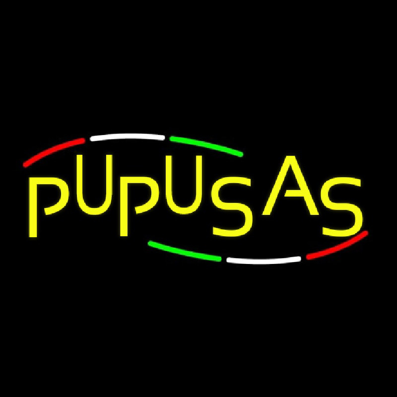 Pupusas Enseigne Néon