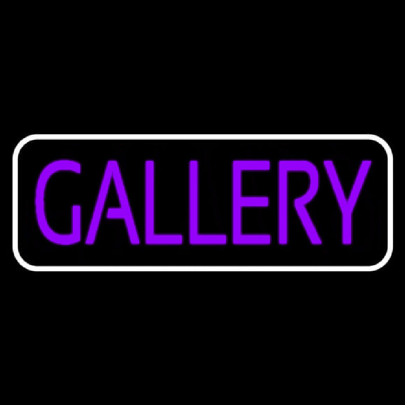 Purle Gallery With Border Enseigne Néon