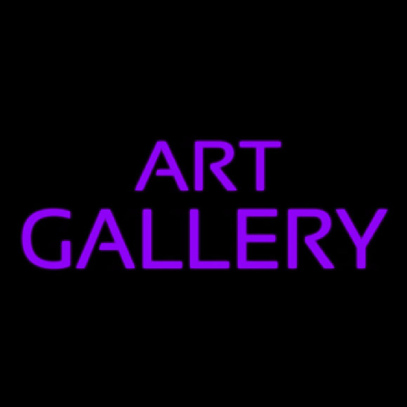 Purple Art Gallery Enseigne Néon