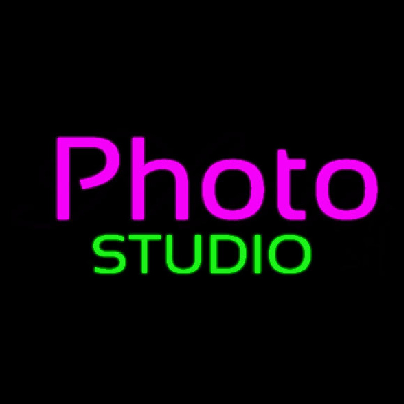 Purple Photo Green Studio Enseigne Néon