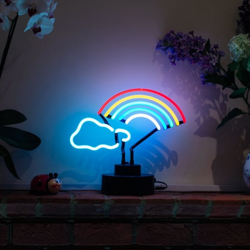 Rainbow Cloud Desktop Enseigne Néon