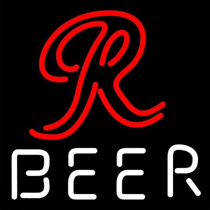 Rainier R Logo Beer Sign Enseigne Néon
