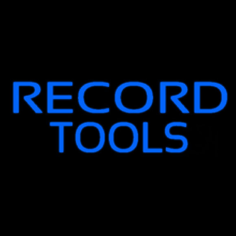 Record Tools Enseigne Néon