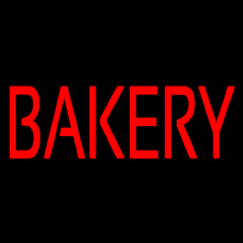 Red Bakery Enseigne Néon