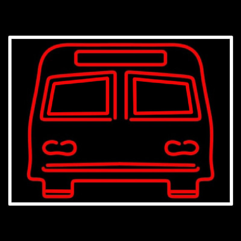 Red Bus Enseigne Néon