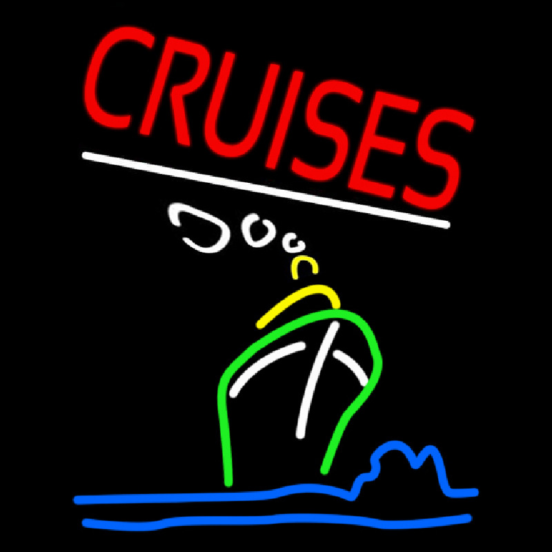 Red Cruises Enseigne Néon