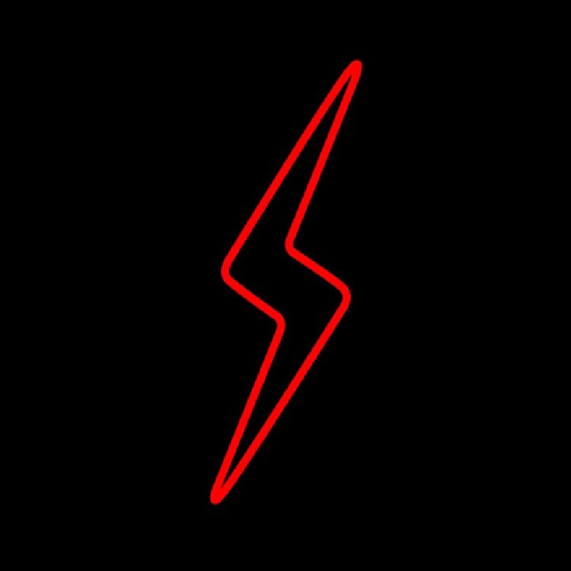 Red Flash Enseigne Néon