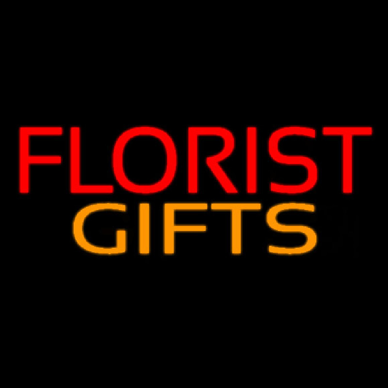 Red Florist Gifts Enseigne Néon