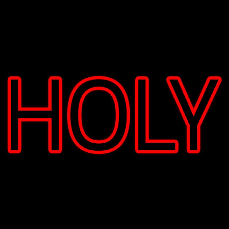 Red Holy Enseigne Néon