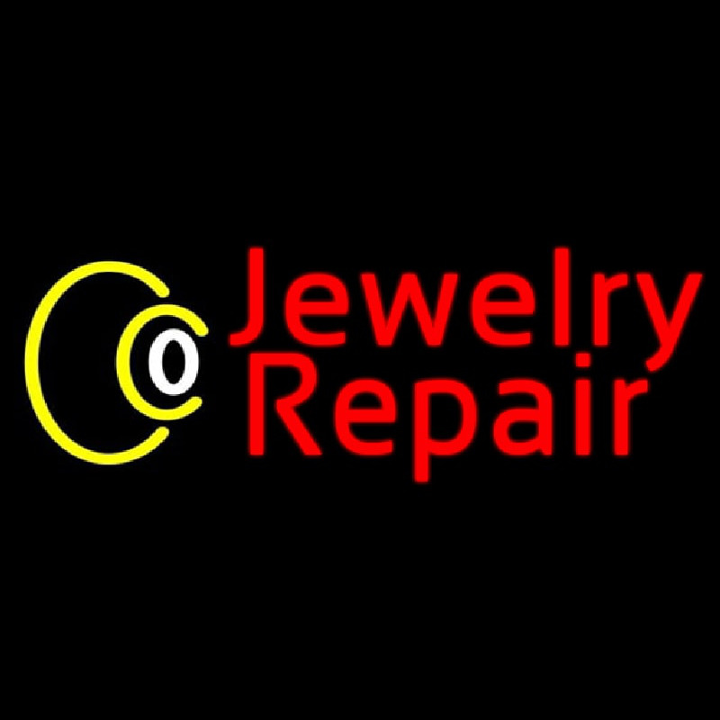 Red Jewelry Repair Enseigne Néon