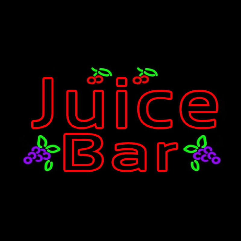 Red Juice Bar Enseigne Néon