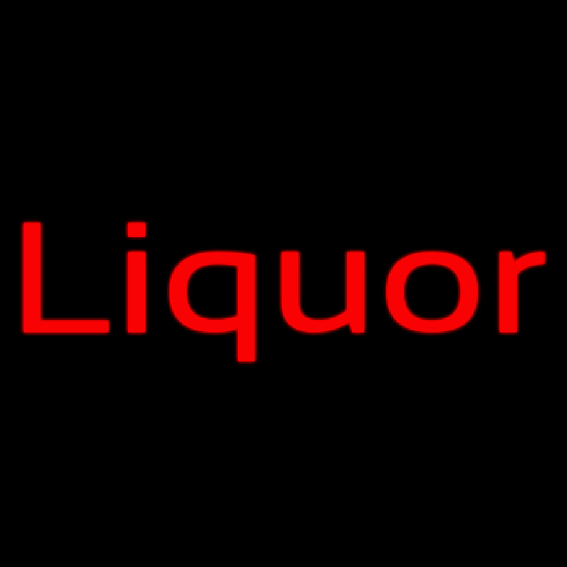 Red Liquor Enseigne Néon