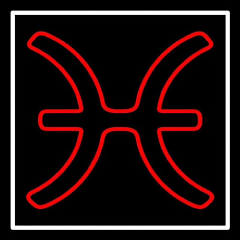 Red Pisces Enseigne Néon