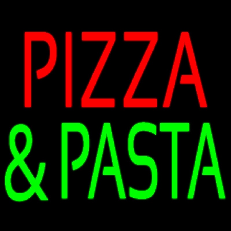Red Pizza And Pasta Enseigne Néon