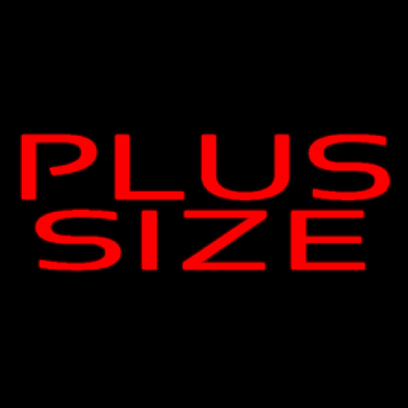 Red Plus Size Enseigne Néon