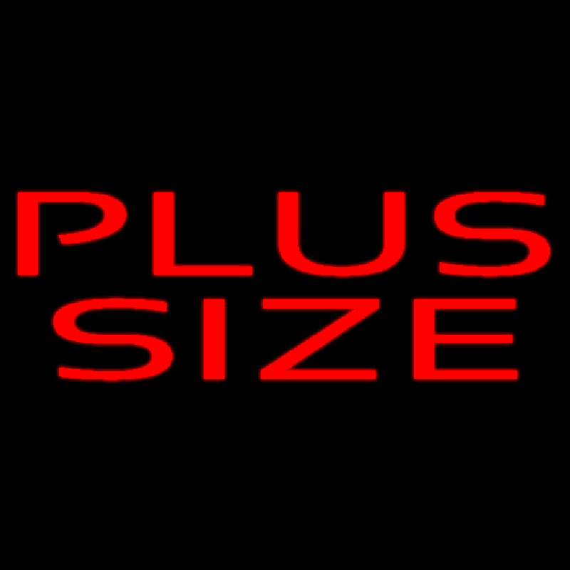 Red Plus Size Enseigne Néon