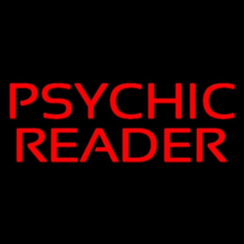Red Psychic Reader Enseigne Néon