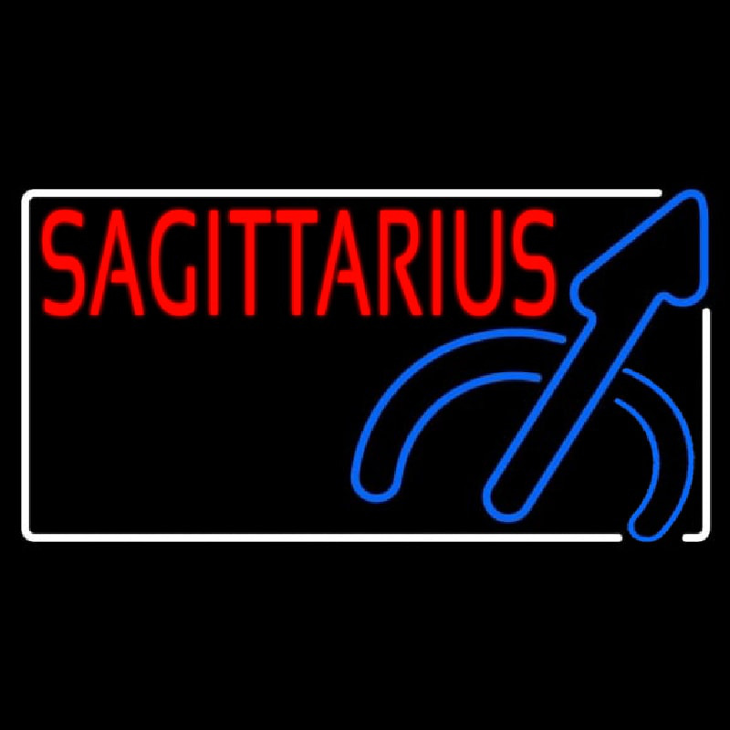 Red Sagittarius Enseigne Néon