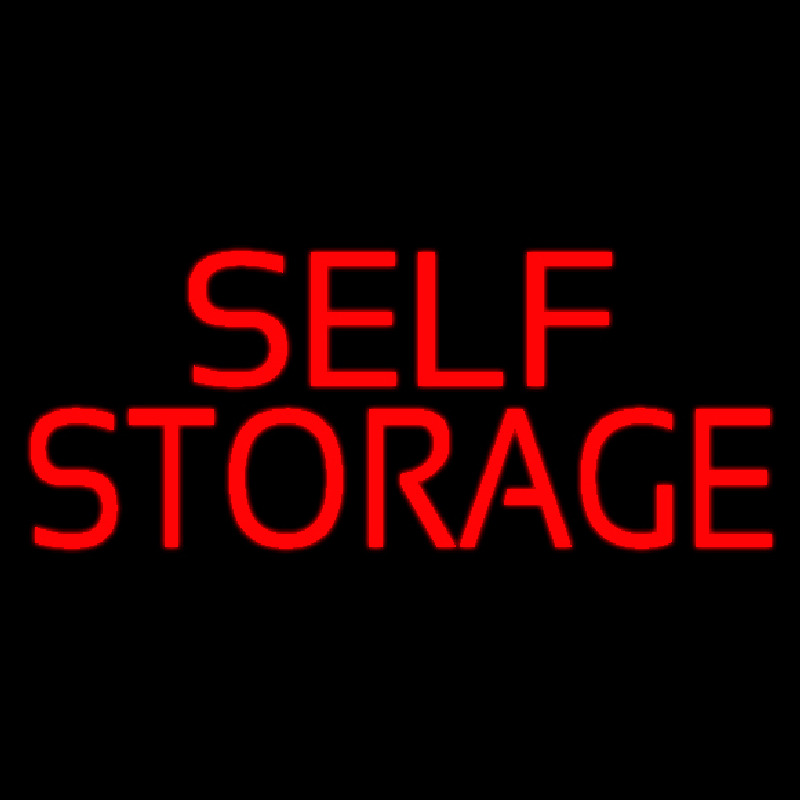 Red Self Storage Enseigne Néon