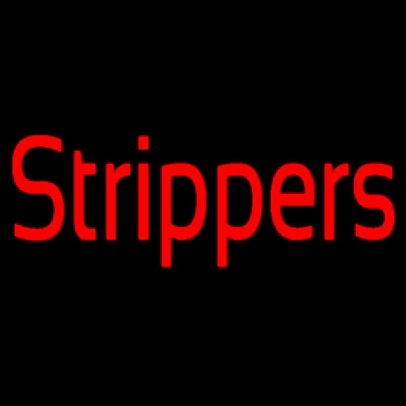 Red Strippers Enseigne Néon