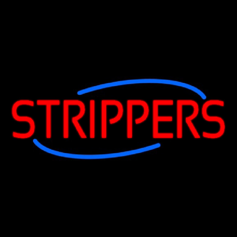 Red Strippers Enseigne Néon