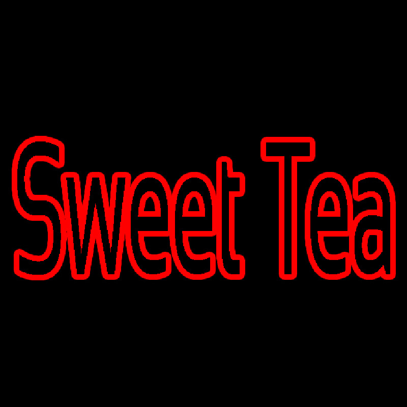 Red Sweet Tea Enseigne Néon