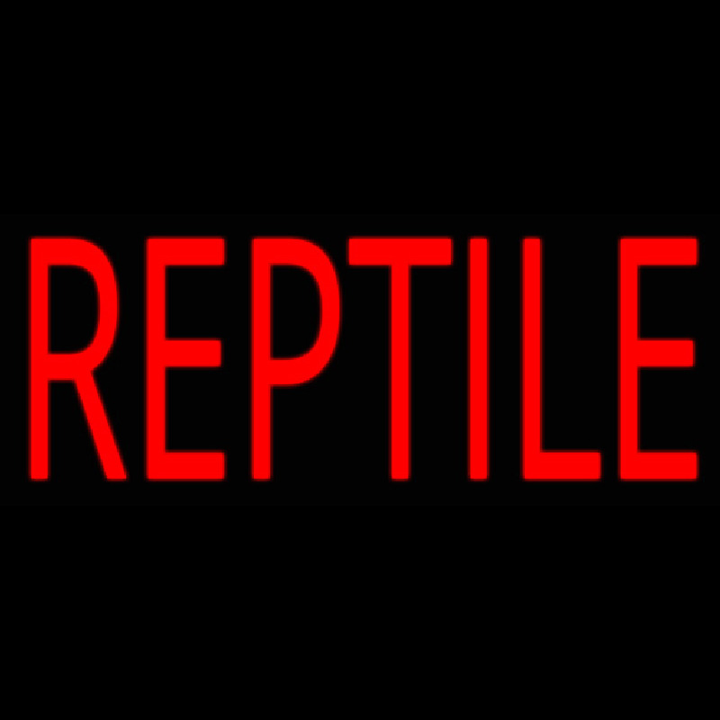 Reptile Block Enseigne Néon