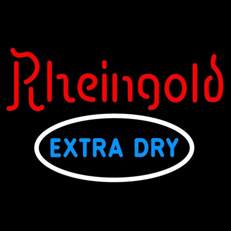 Rheingold E tra Dry Enseigne Néon