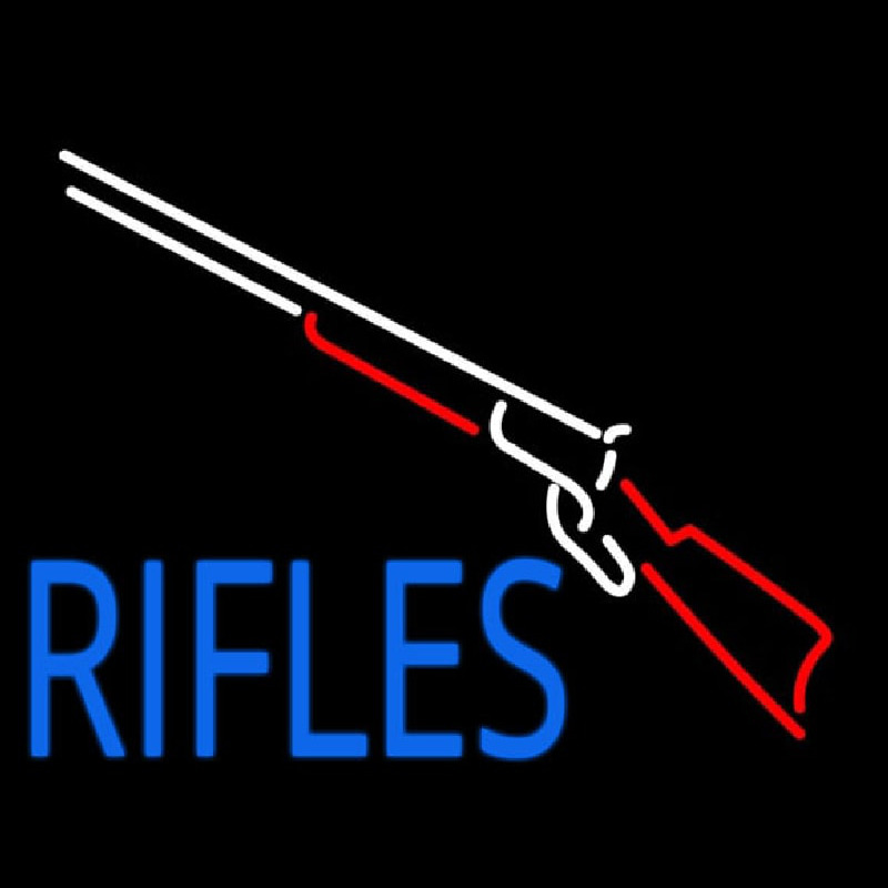 Rifles With Graphic Enseigne Néon