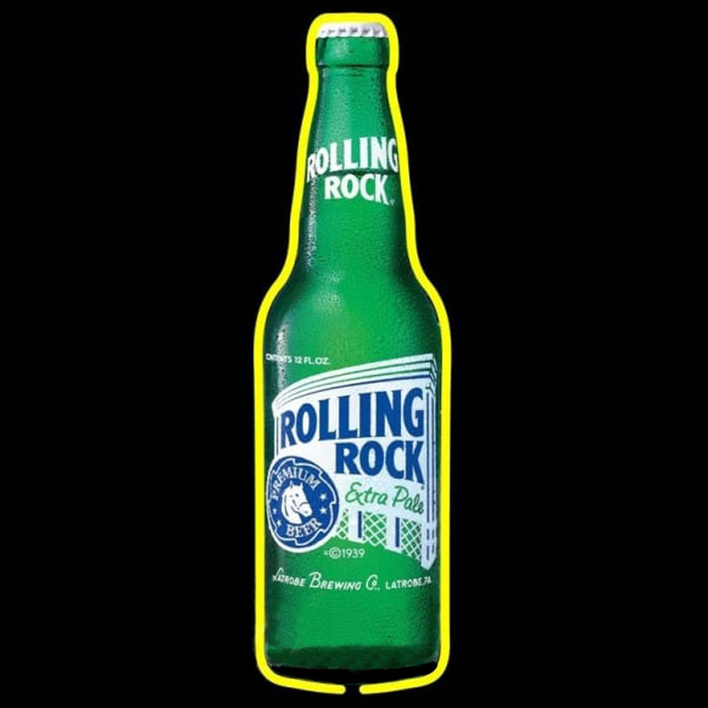Rolling Rock Cincy Beer Sign Enseigne Néon
