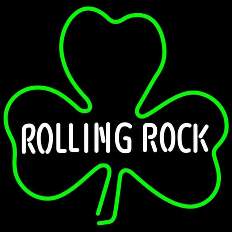 Rolling Tockgreen Clover Beer Sign Enseigne Néon