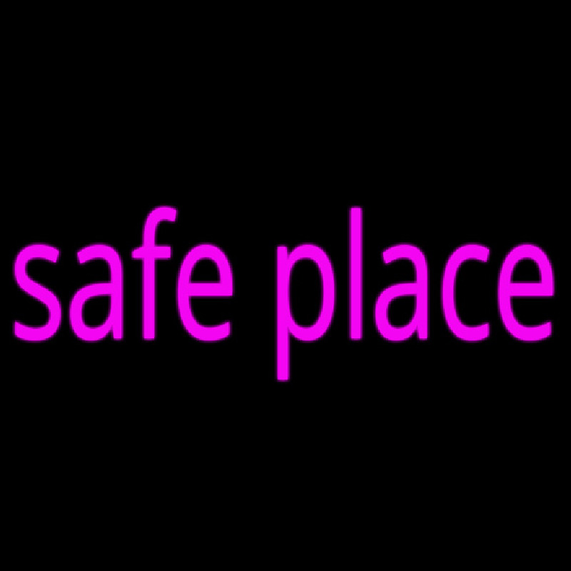 Safe Place Enseigne Néon