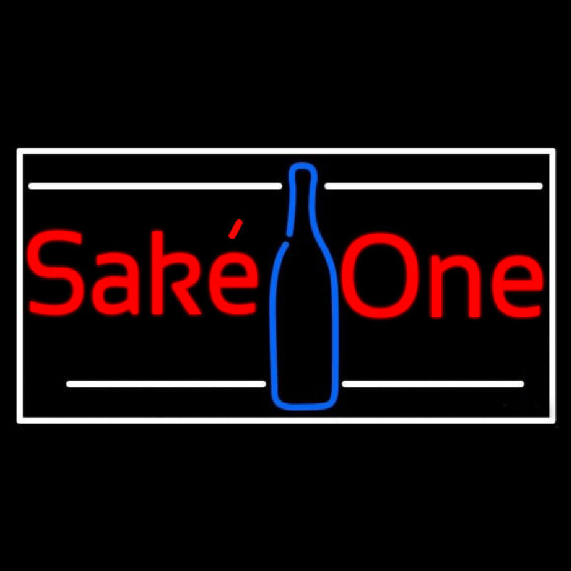 Sake One With Bottle 1 Enseigne Néon
