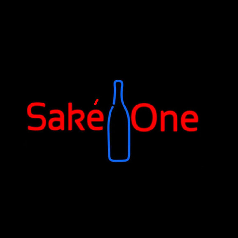 Sake One With Bottle Enseigne Néon