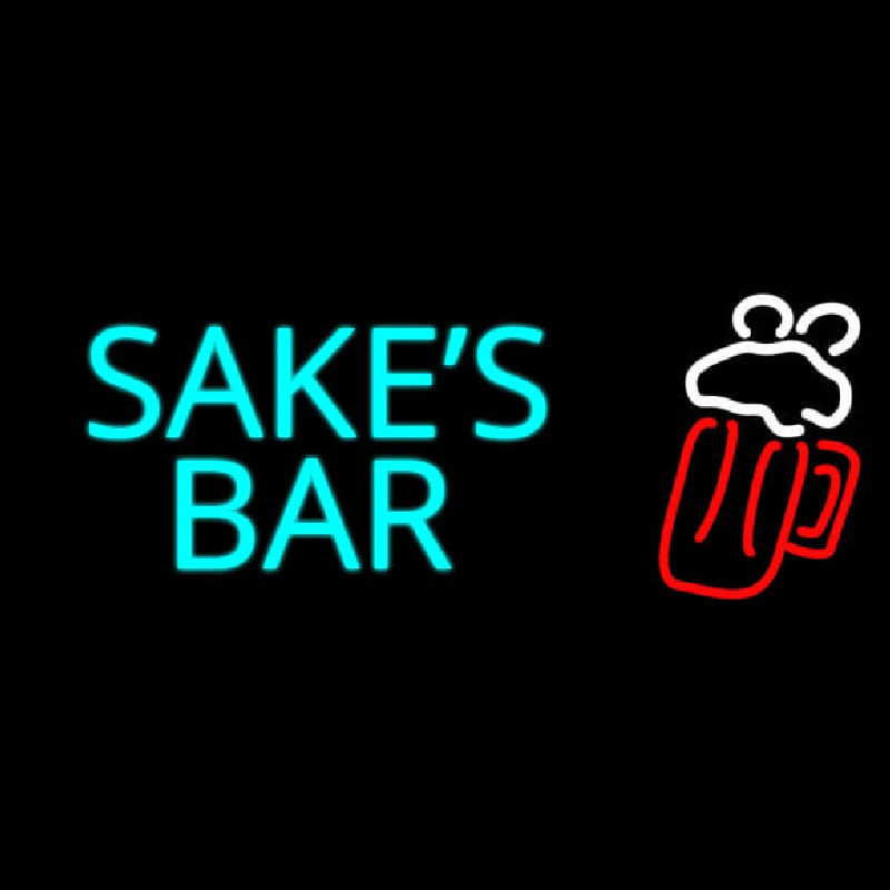 Sakes Bar Enseigne Néon