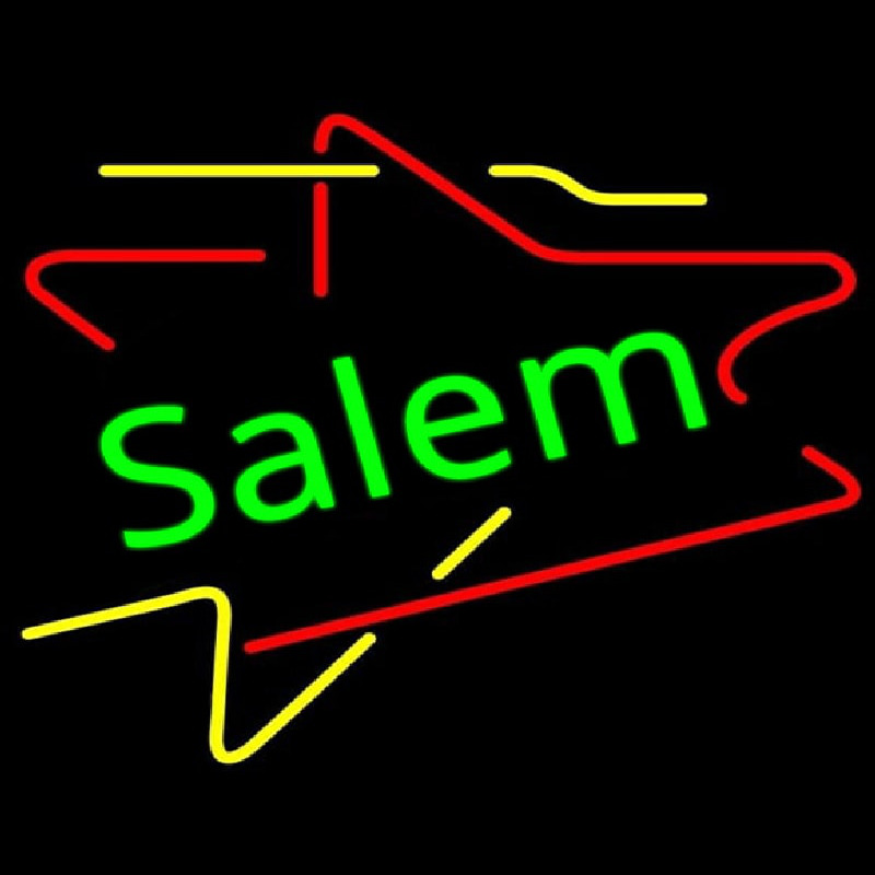 Salem Triangles Enseigne Néon